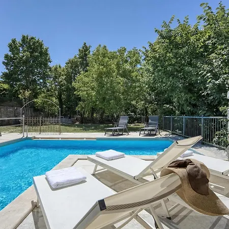 Stone Galant With Pool - Happy Apartman Brgudac